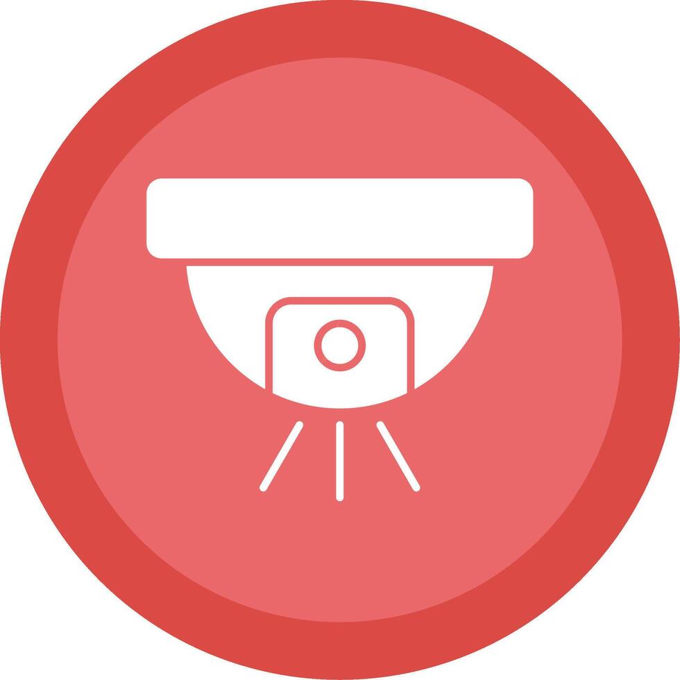 Monitoring Glyph Multi Circle Icon vector