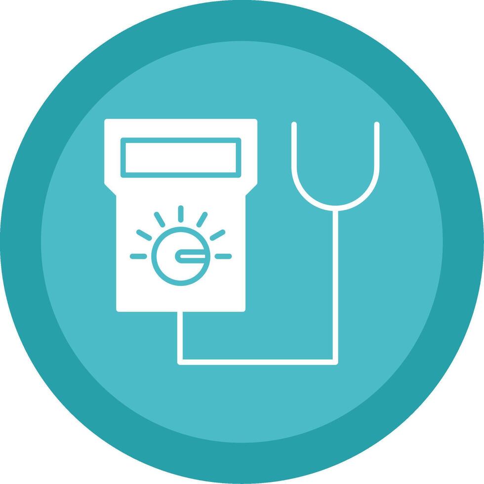 Tester Glyph Multi Circle Icon vector