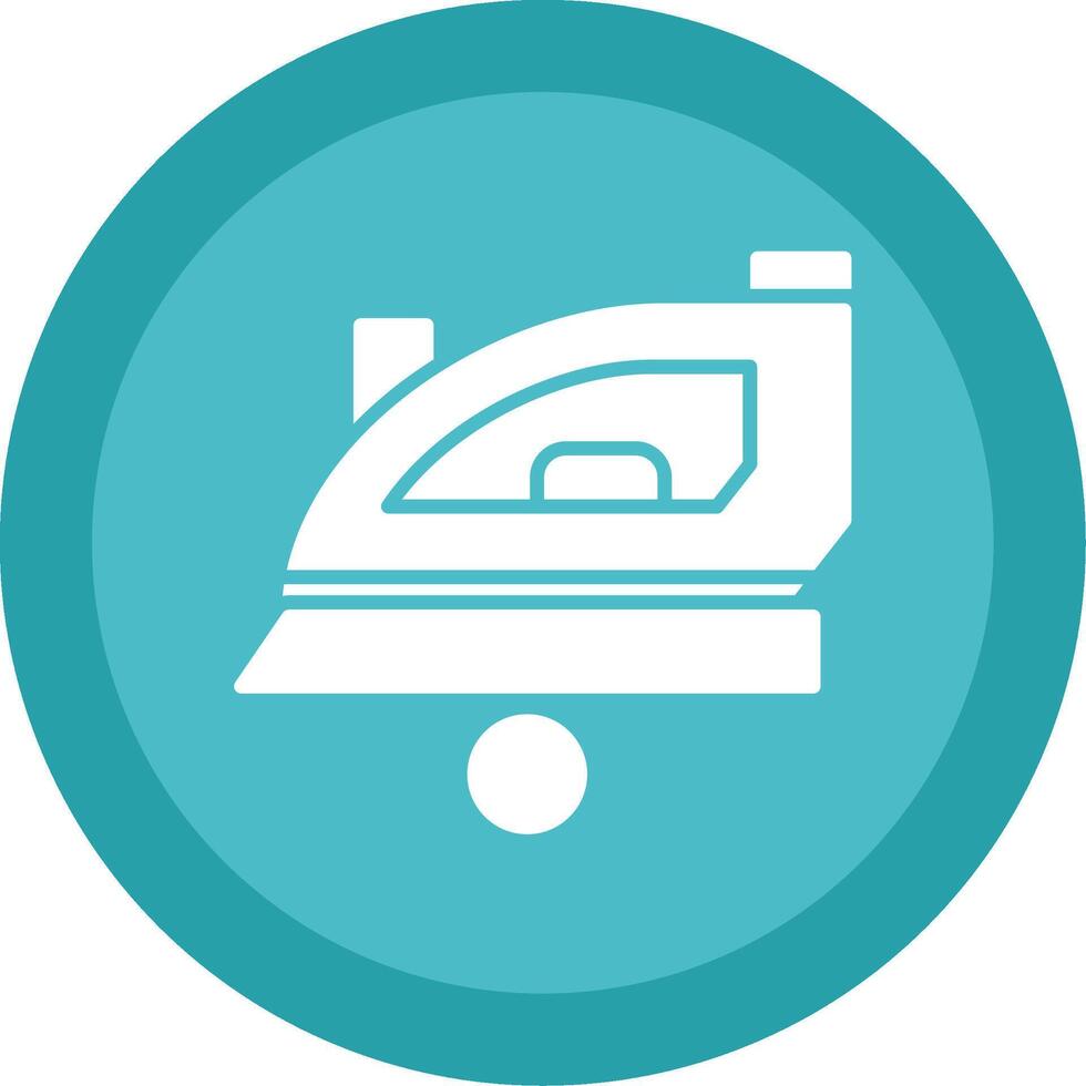 Iron Glyph Multi Circle Icon vector