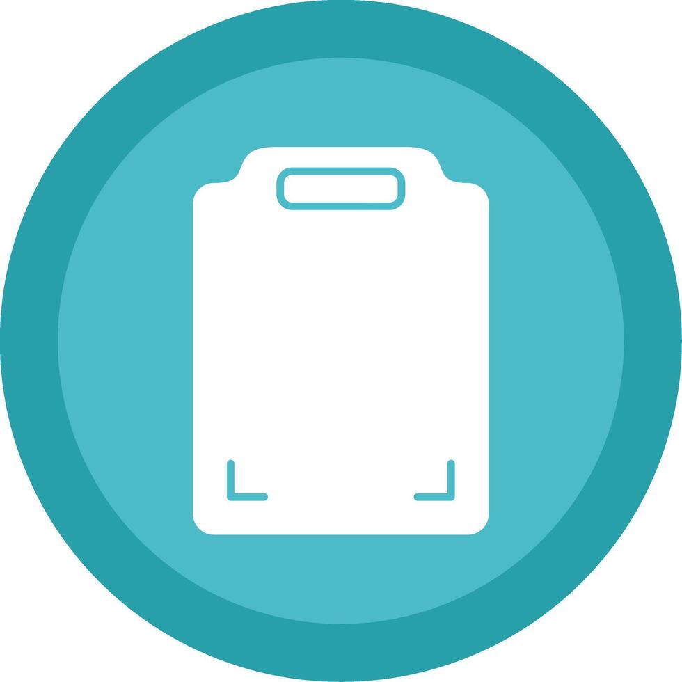 Cutting Board Glyph Multi Circle Icon vector