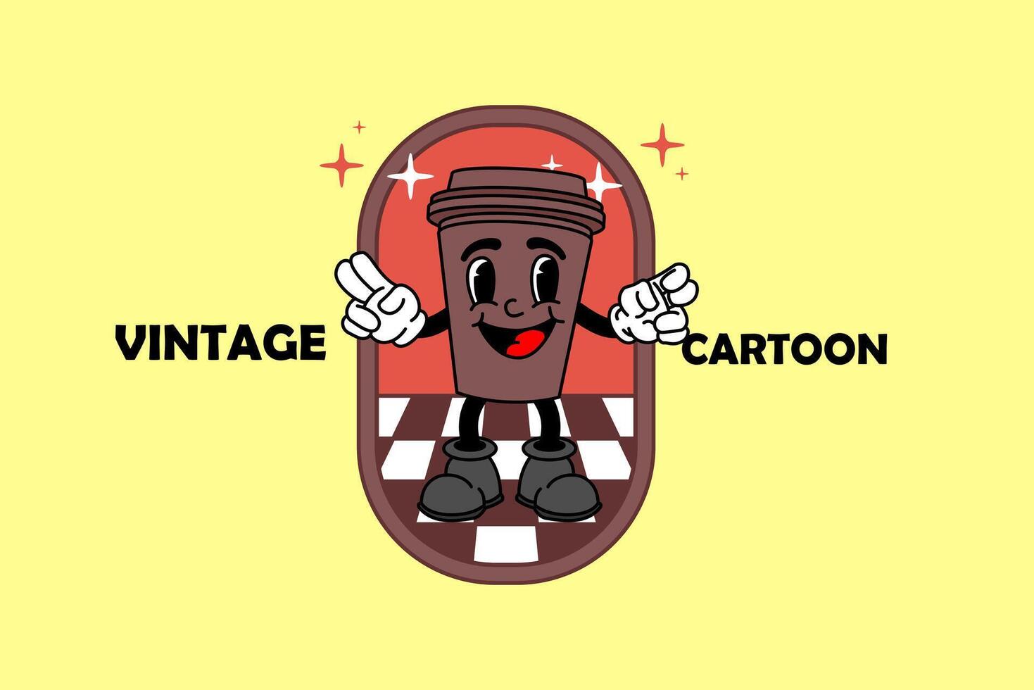 Classic Vintage Retro Cartoon vector