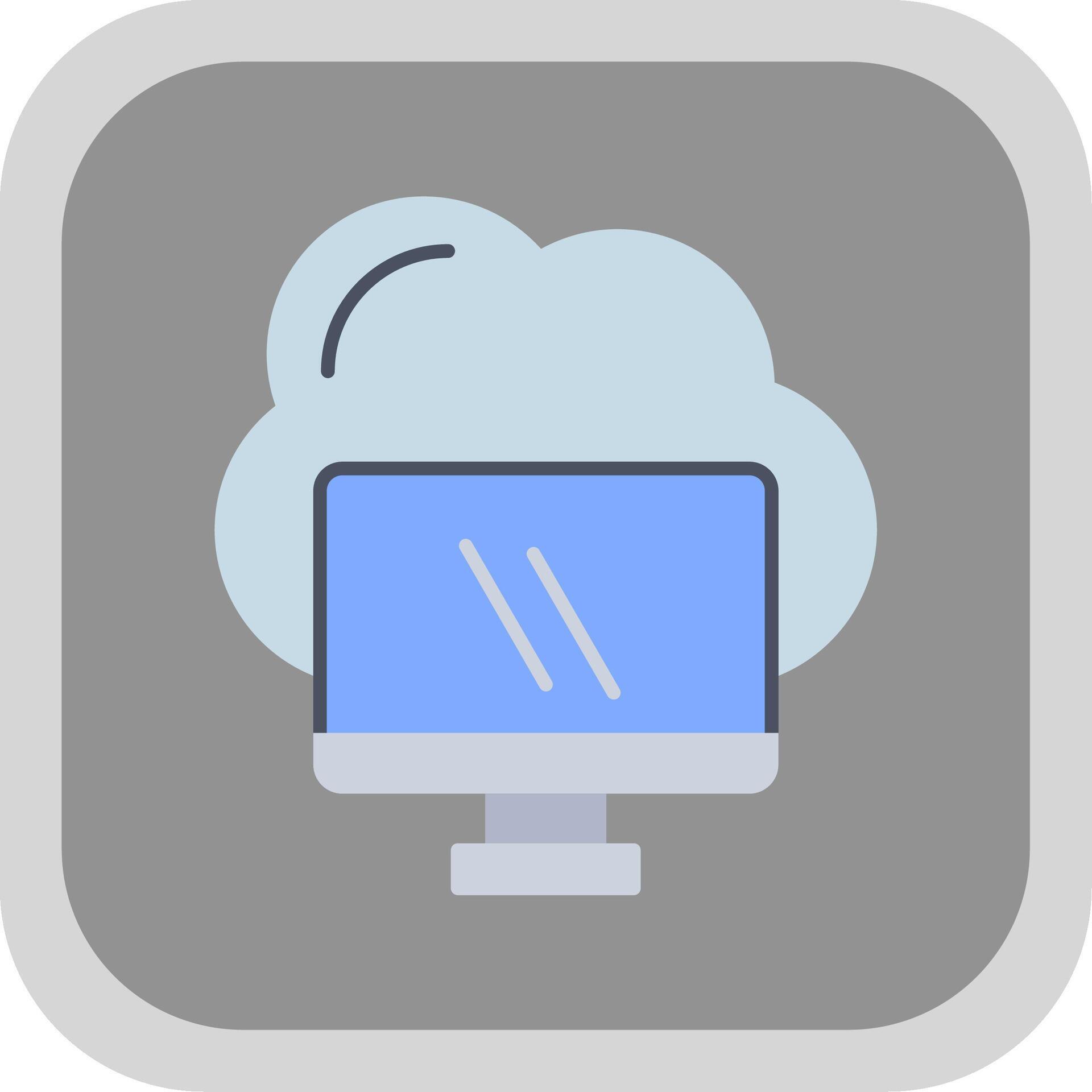 Computing Flat Round Corner Icon 42992588 Vector Art at Vecteezy