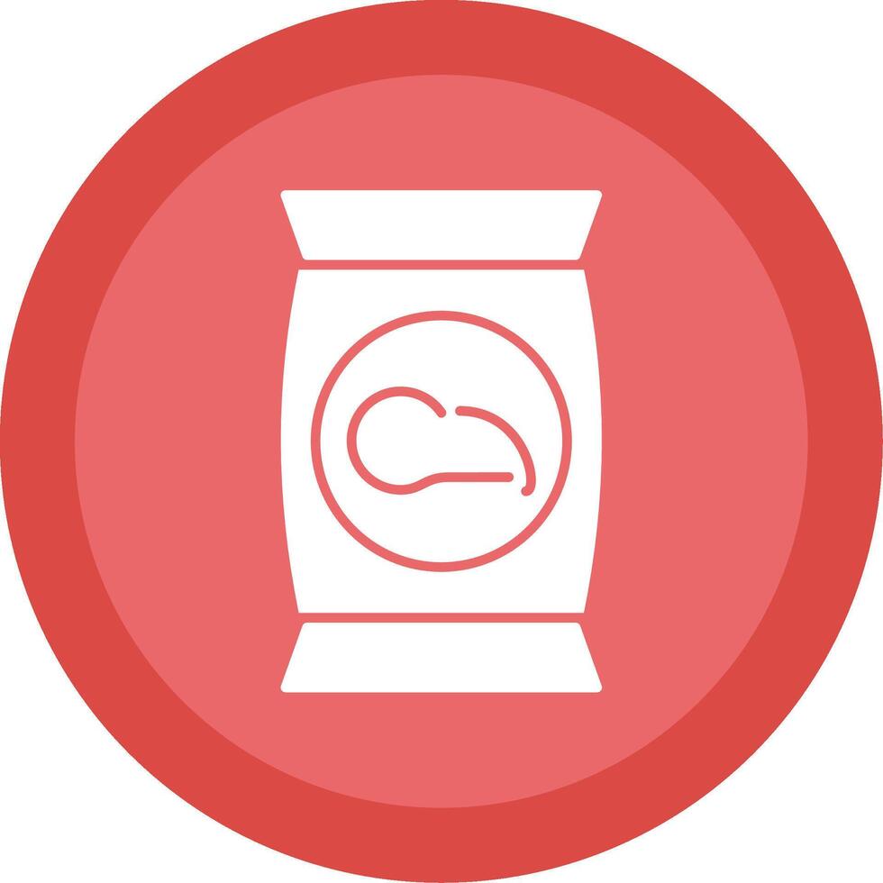 Crisps Glyph Multi Circle Icon vector