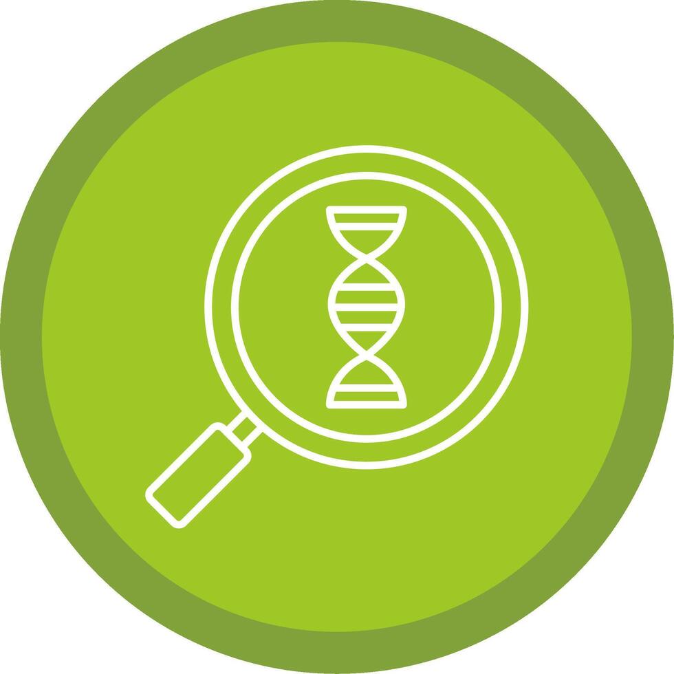 Biology Line Multi Circle Icon vector