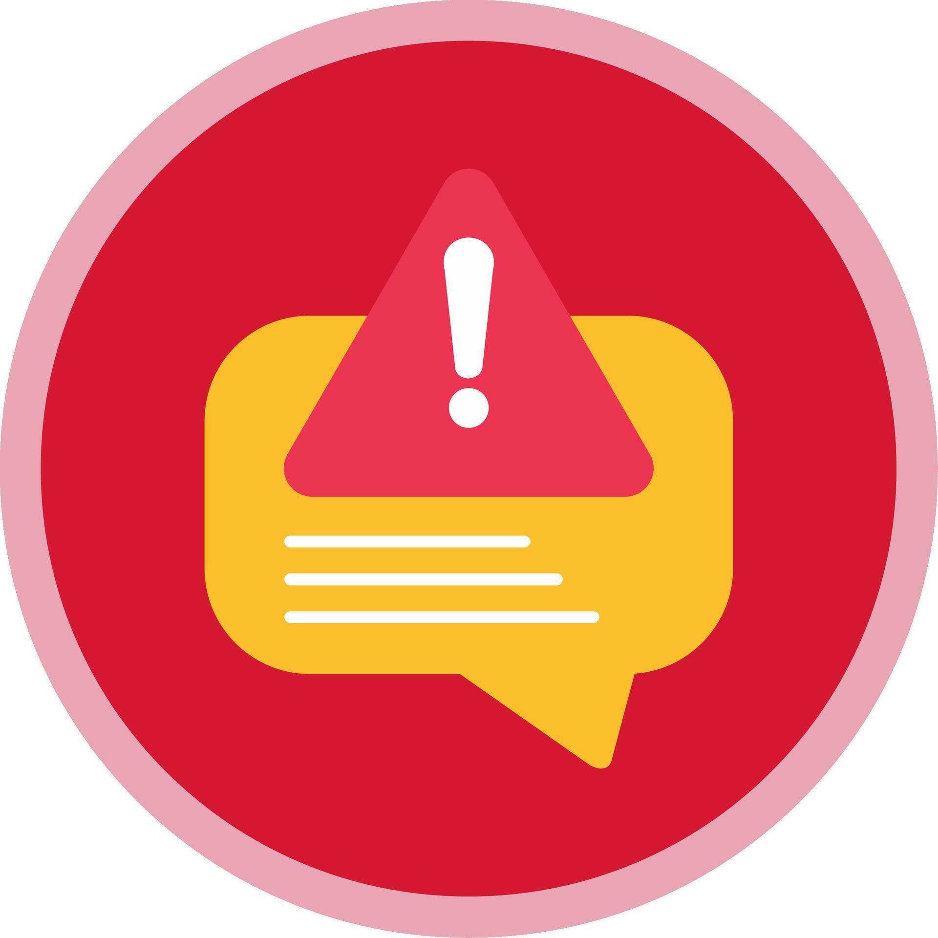Error Message Flat Multi Circle Icon 42993863 Vector Art at Vecteezy