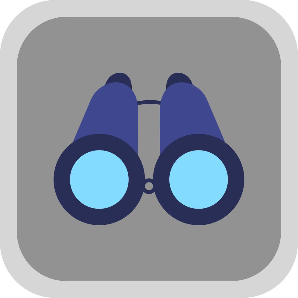 Scope Flat Round Corner Icon vector