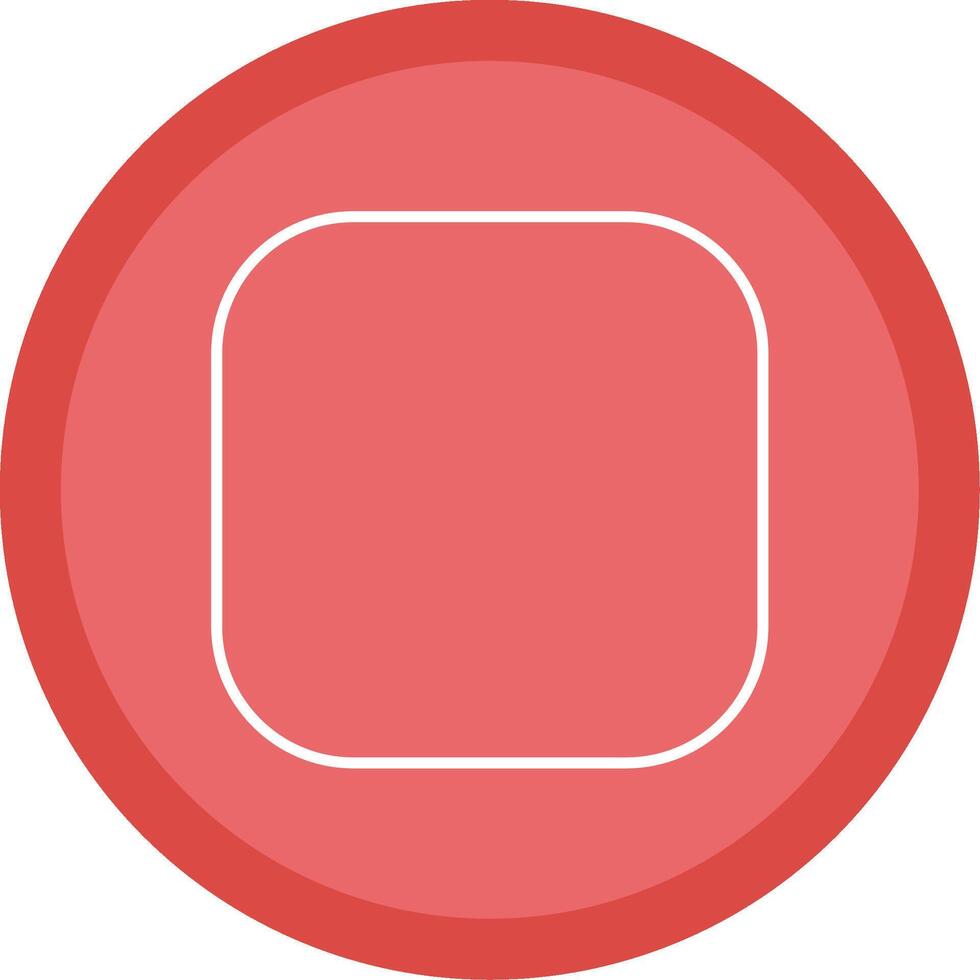 Round Corner Line Multi Circle Icon vector