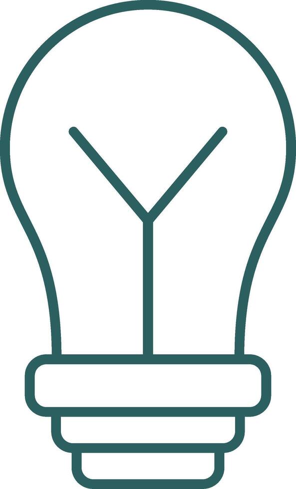 Creative Line Gradient Round Corner Icon vector