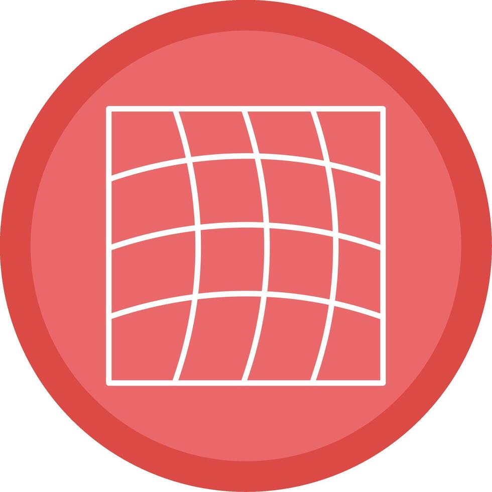 Warp Line Multi Circle Icon vector