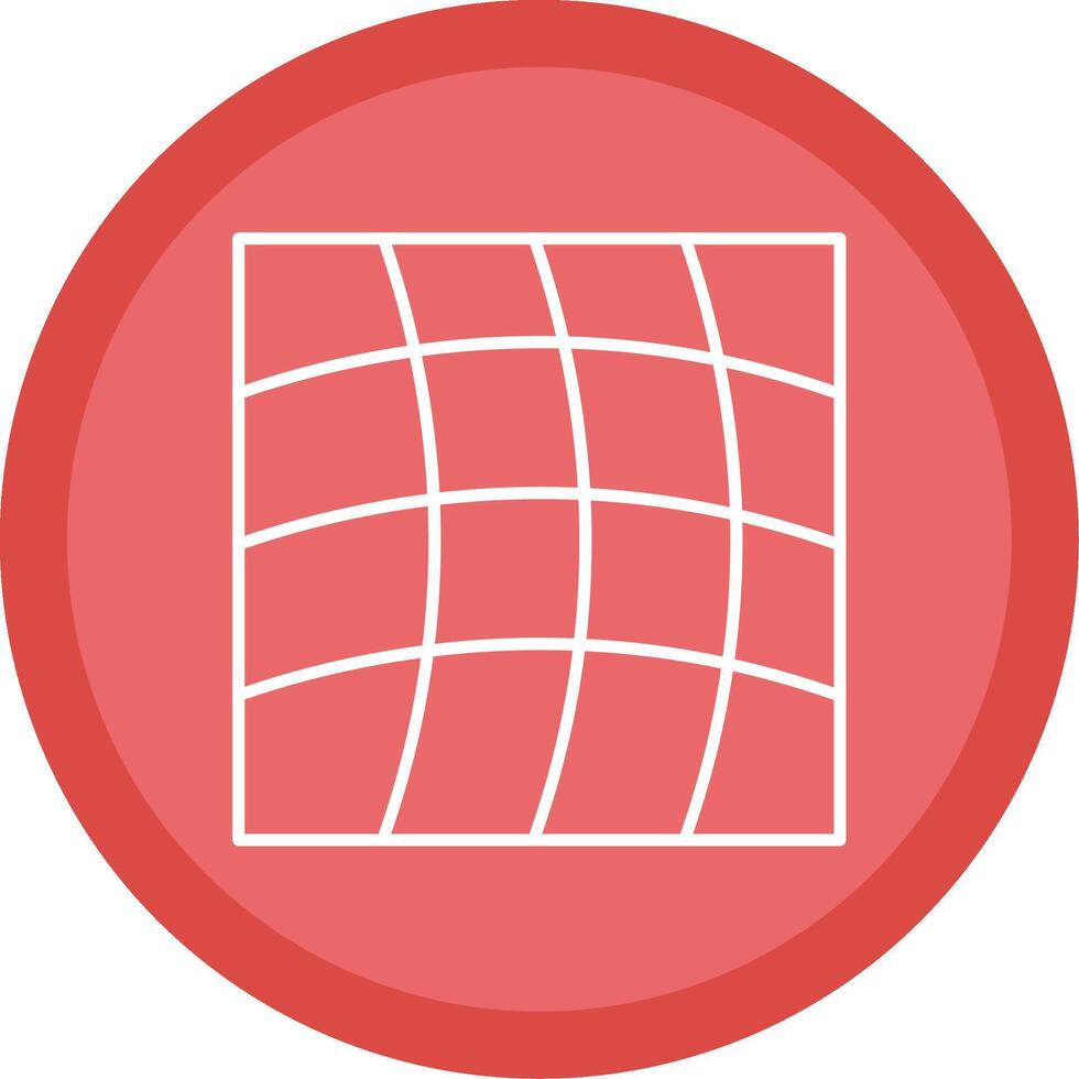 Warp Line Multi Circle Icon vector