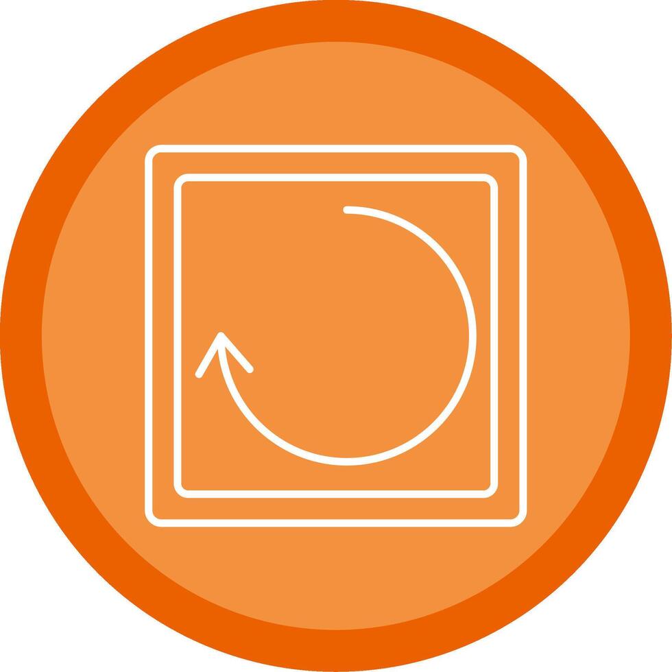 Rotate Line Multi Circle Icon vector