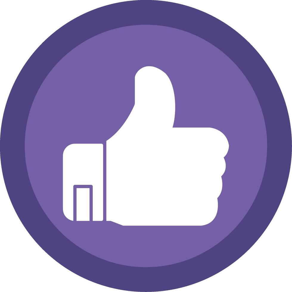 Good Feedback Glyph Multi Circle Icon vector