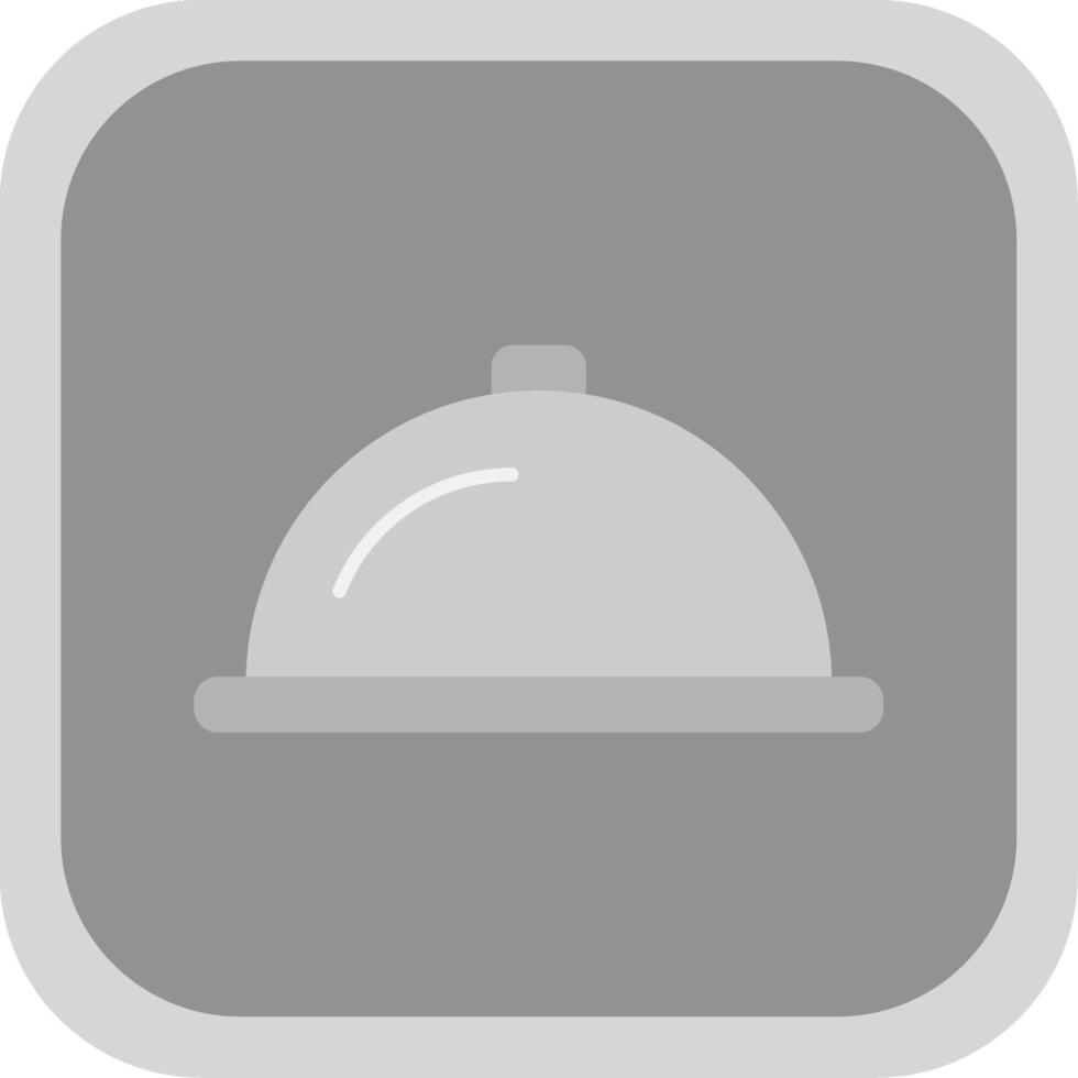 Serving Dish Flat Round Corner Icon vector