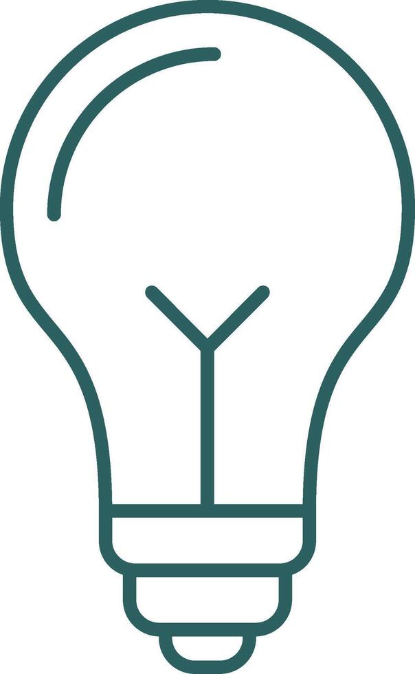 Insight Line Gradient Round Corner Icon vector