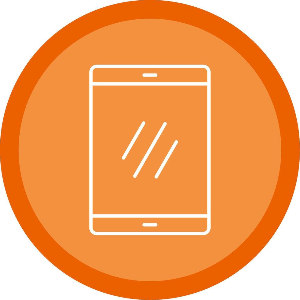 Smartphone Line Multi Circle Icon vector