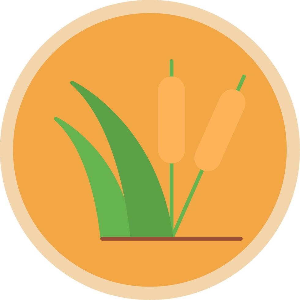 Sedge Flat Multi Circle Icon vector