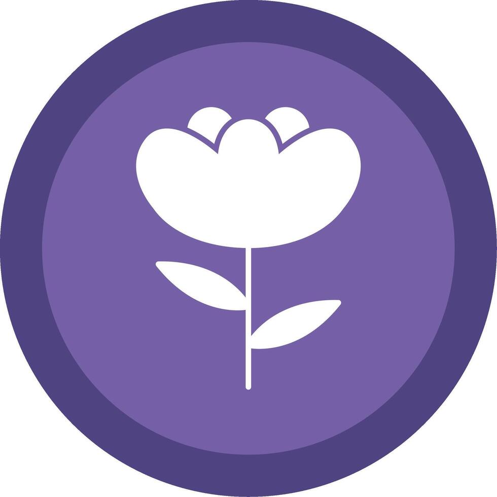 Iris Glyph Multi Circle Icon vector