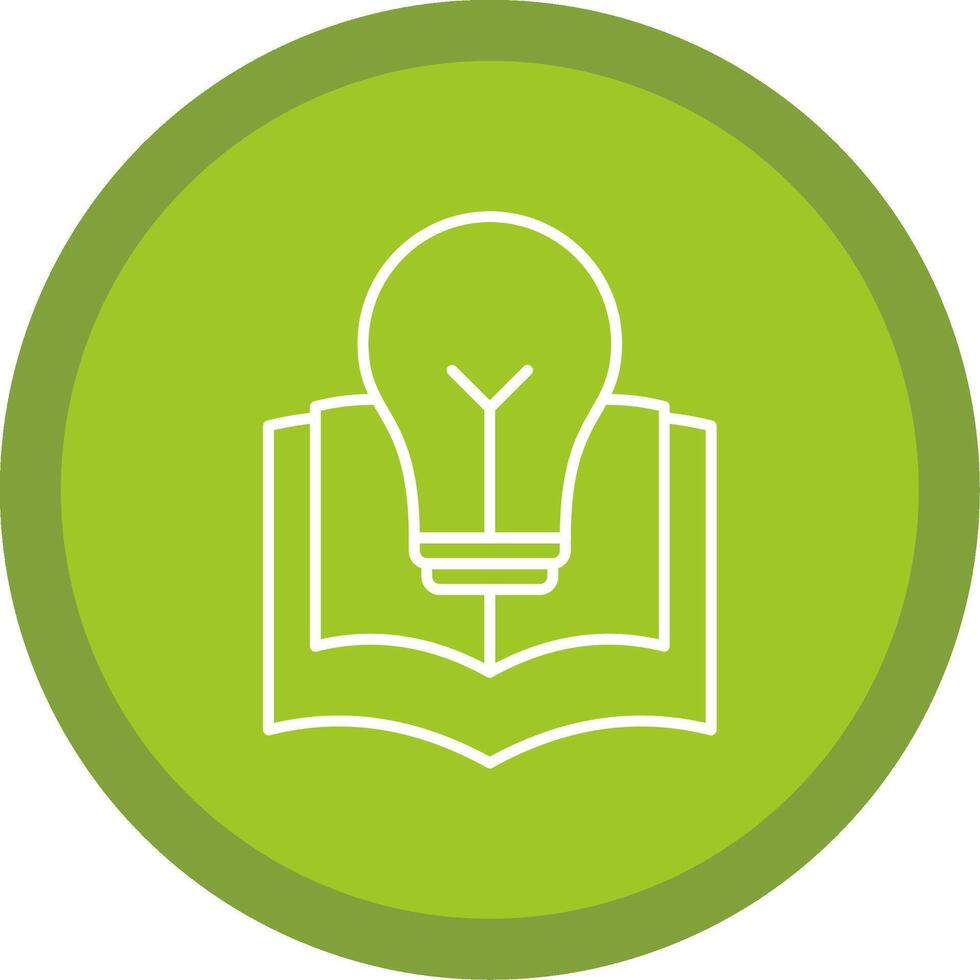 Knowledge Line Multi Circle Icon vector