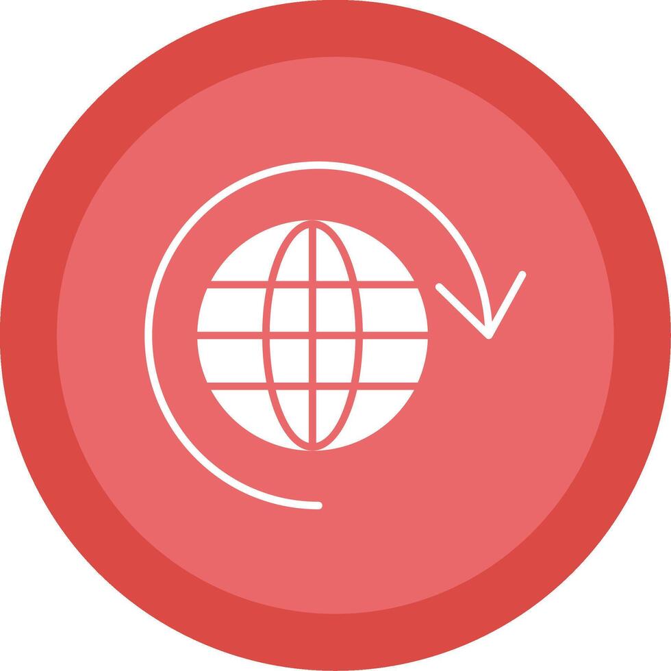 Loading Glyph Multi Circle Icon vector