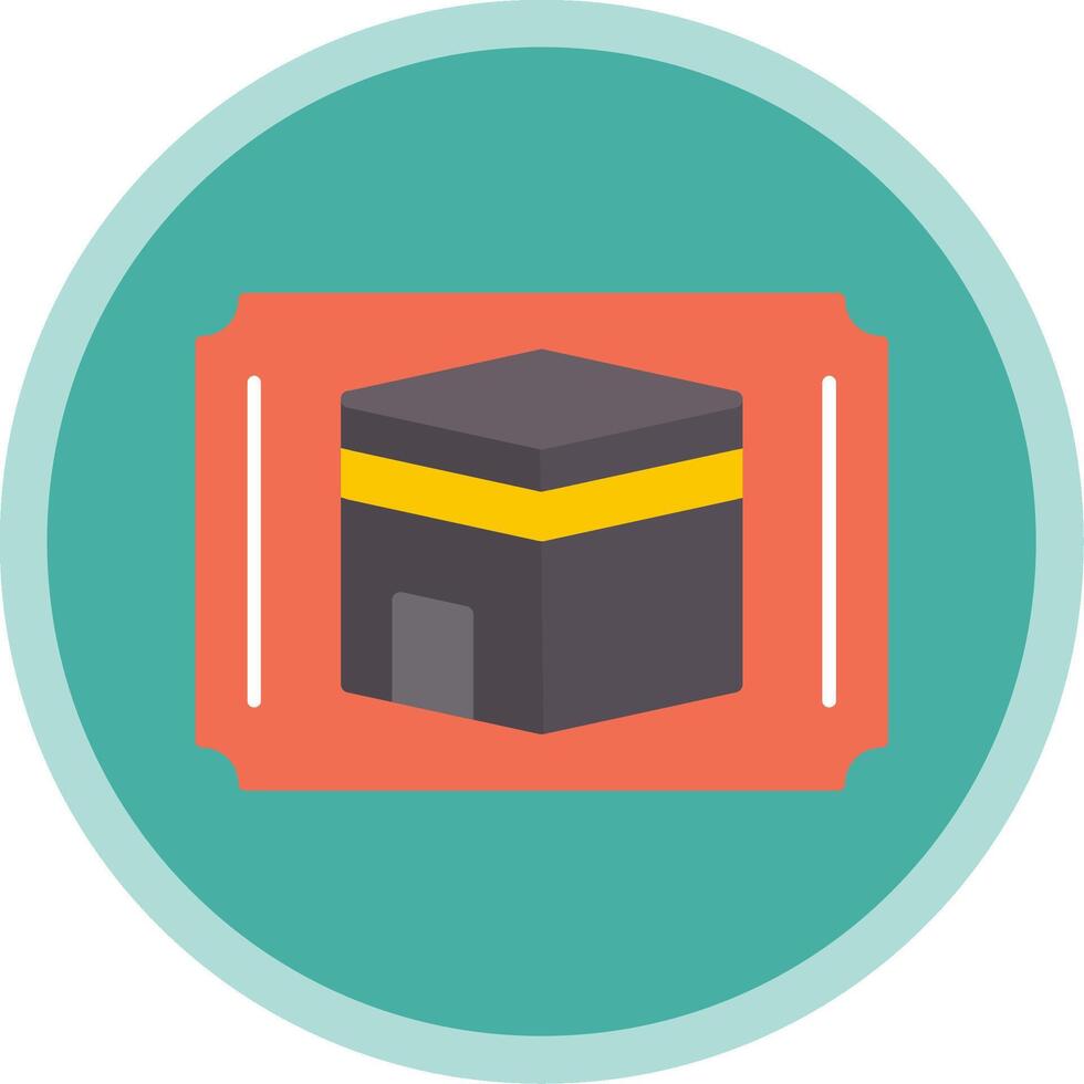 Decoration Flat Multi Circle Icon vector