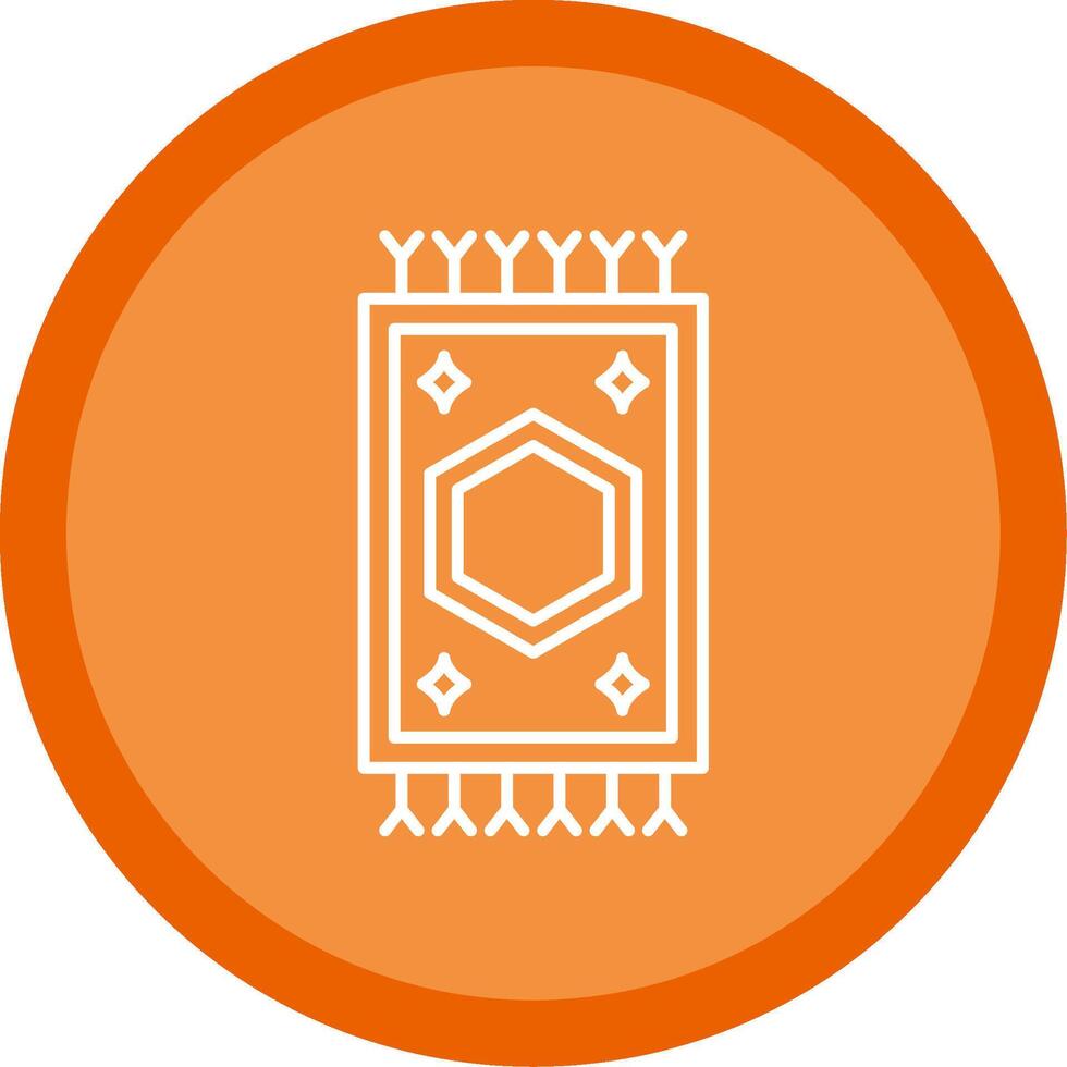 Carpet Line Multi Circle Icon vector