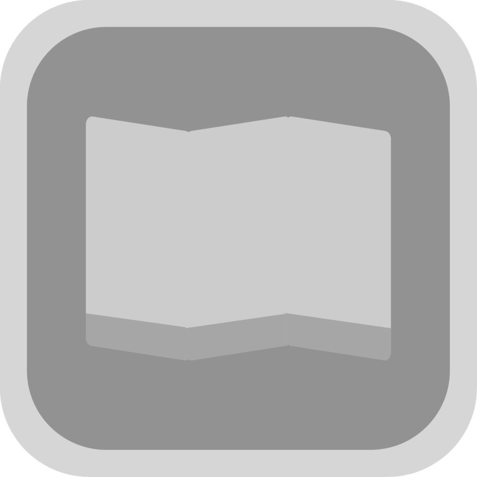 Folding Screen Flat Round Corner Icon vector