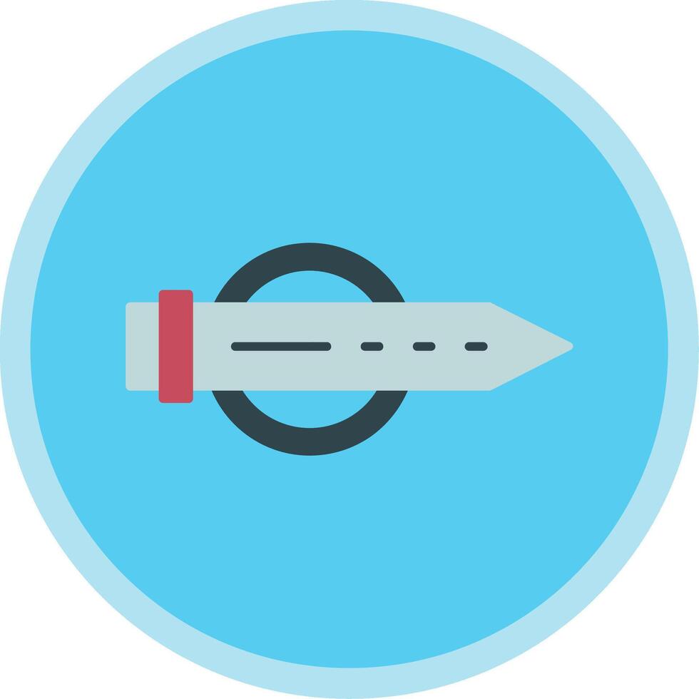 Belt Flat Multi Circle Icon vector