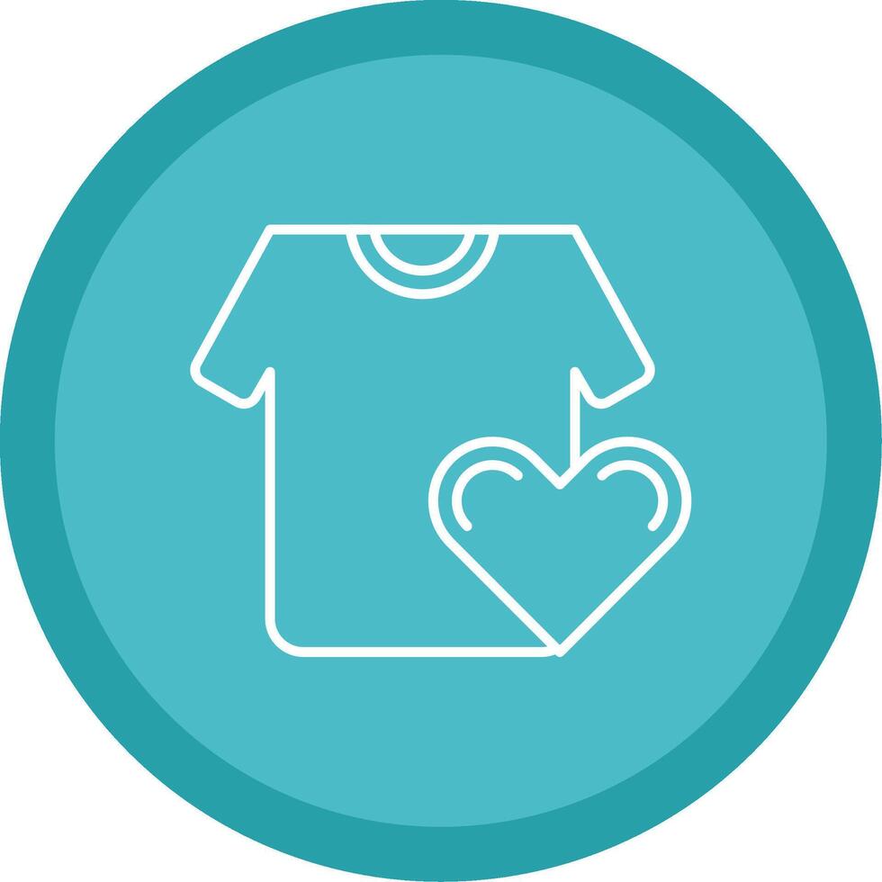 Favorite Line Multi Circle Icon vector