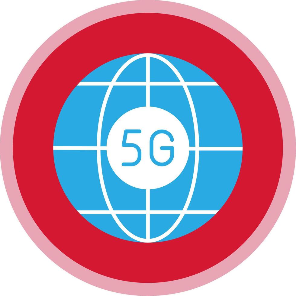 Global Flat Multi Circle Icon vector