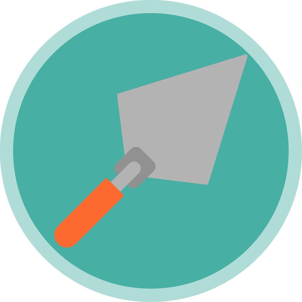 Trowel Flat Multi Circle Icon vector