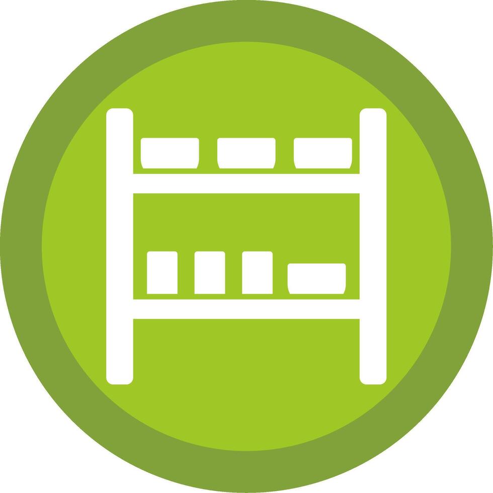 Rack Glyph Multi Circle Icon vector