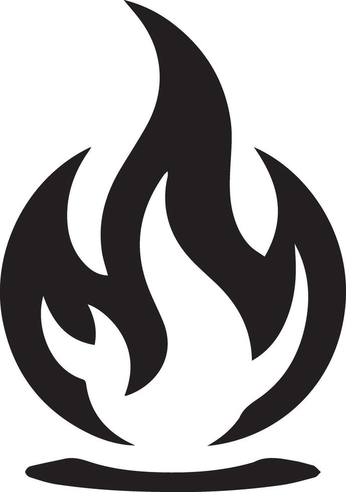 Fire Flame Icon art illustration 5 vector