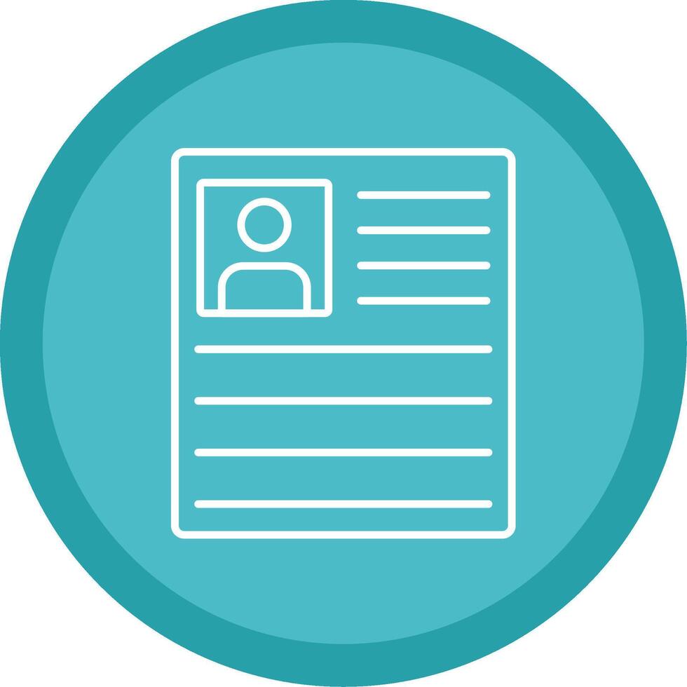Curriculum Line Multi Circle Icon vector