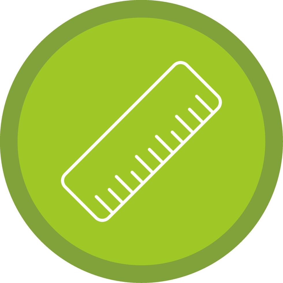Rule Line Multi Circle Icon vector