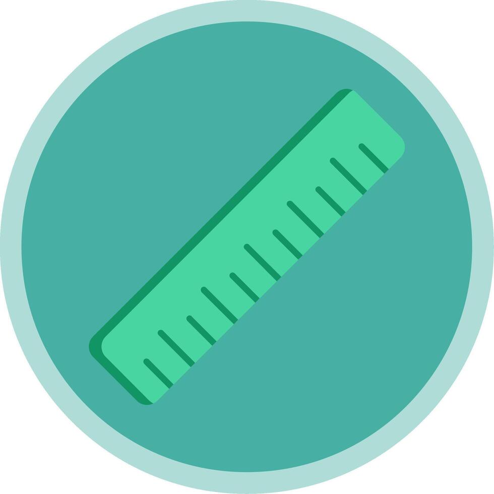Ruler Flat Multi Circle Icon vector