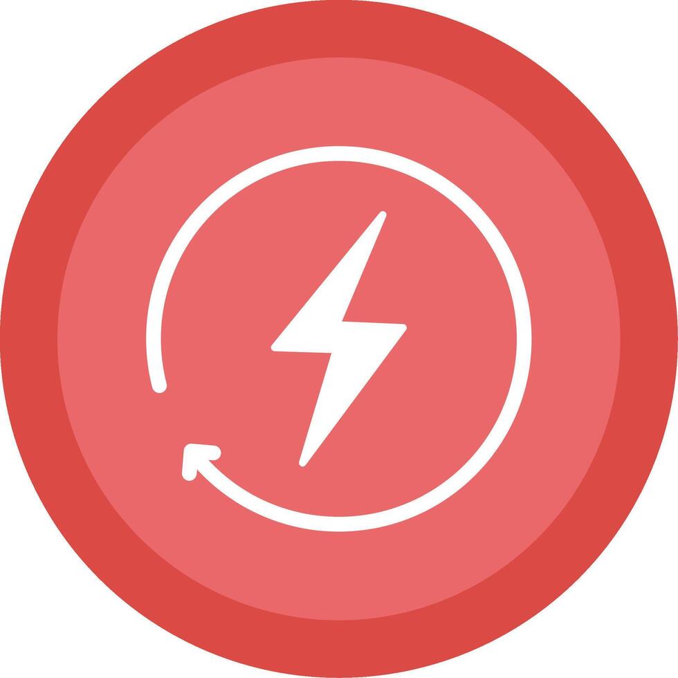 Energy Glyph Multi Circle Icon vector
