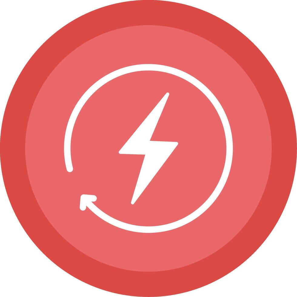 Energy Glyph Multi Circle Icon vector