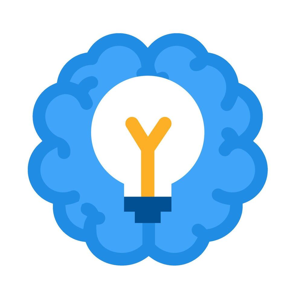 Genius Mind Icon Mental Imagination Power vector