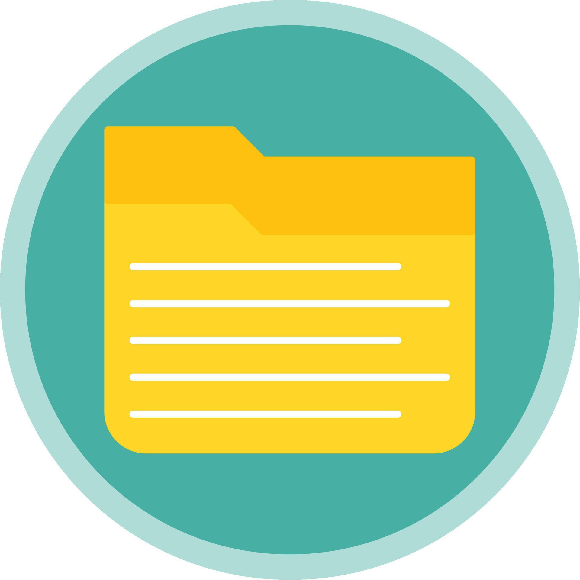 Folder Flat Multi Circle Icon 43001438 Vector Art at Vecteezy