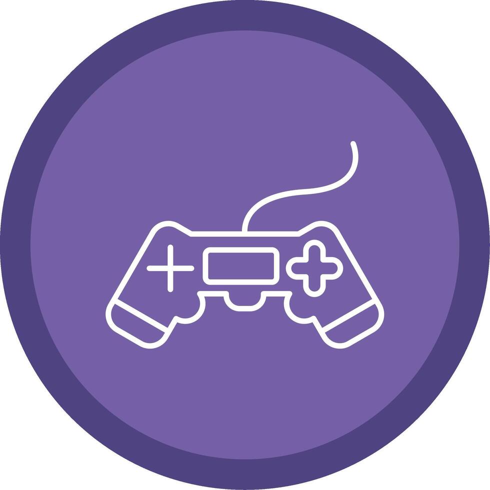 Game Line Multi Circle Icon vector