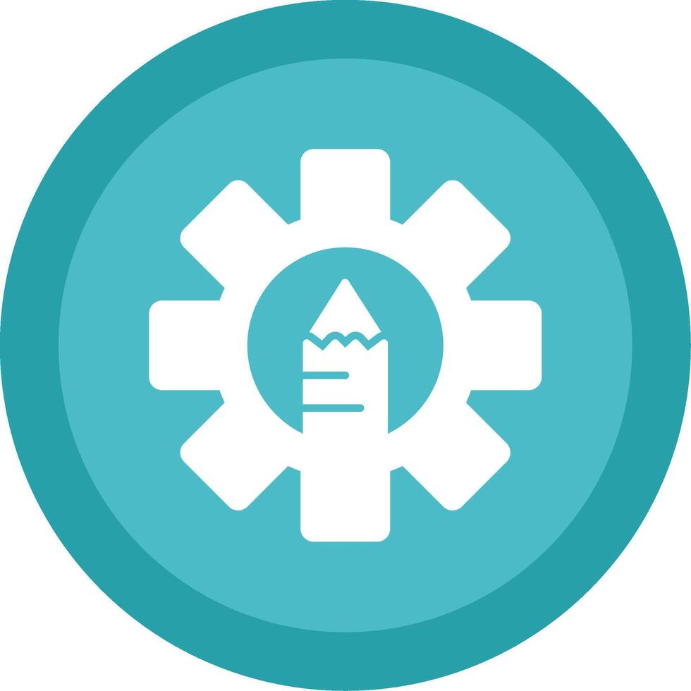 Edit Tools Glyph Multi Circle Icon vector
