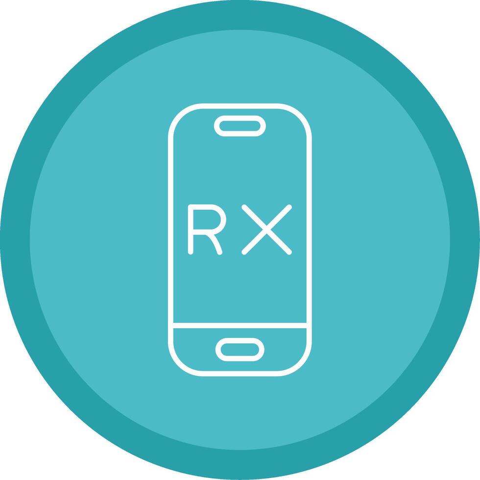 Rx Line Multi Circle Icon vector