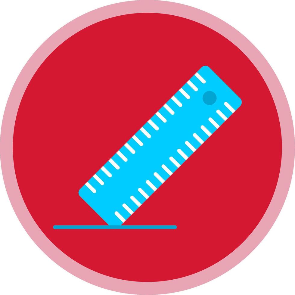 Ruler Flat Multi Circle Icon vector