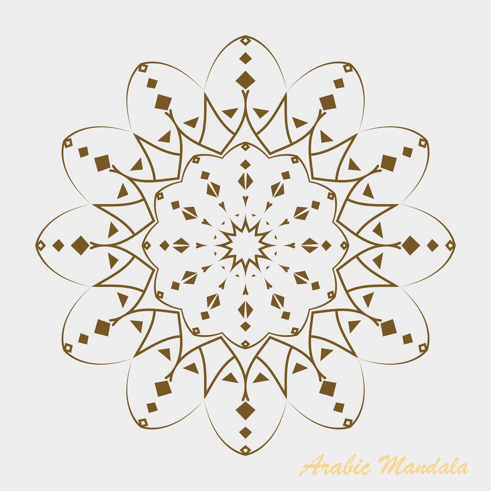 creativo negro blanco floral Arábica mandala antecedentes modelo vector