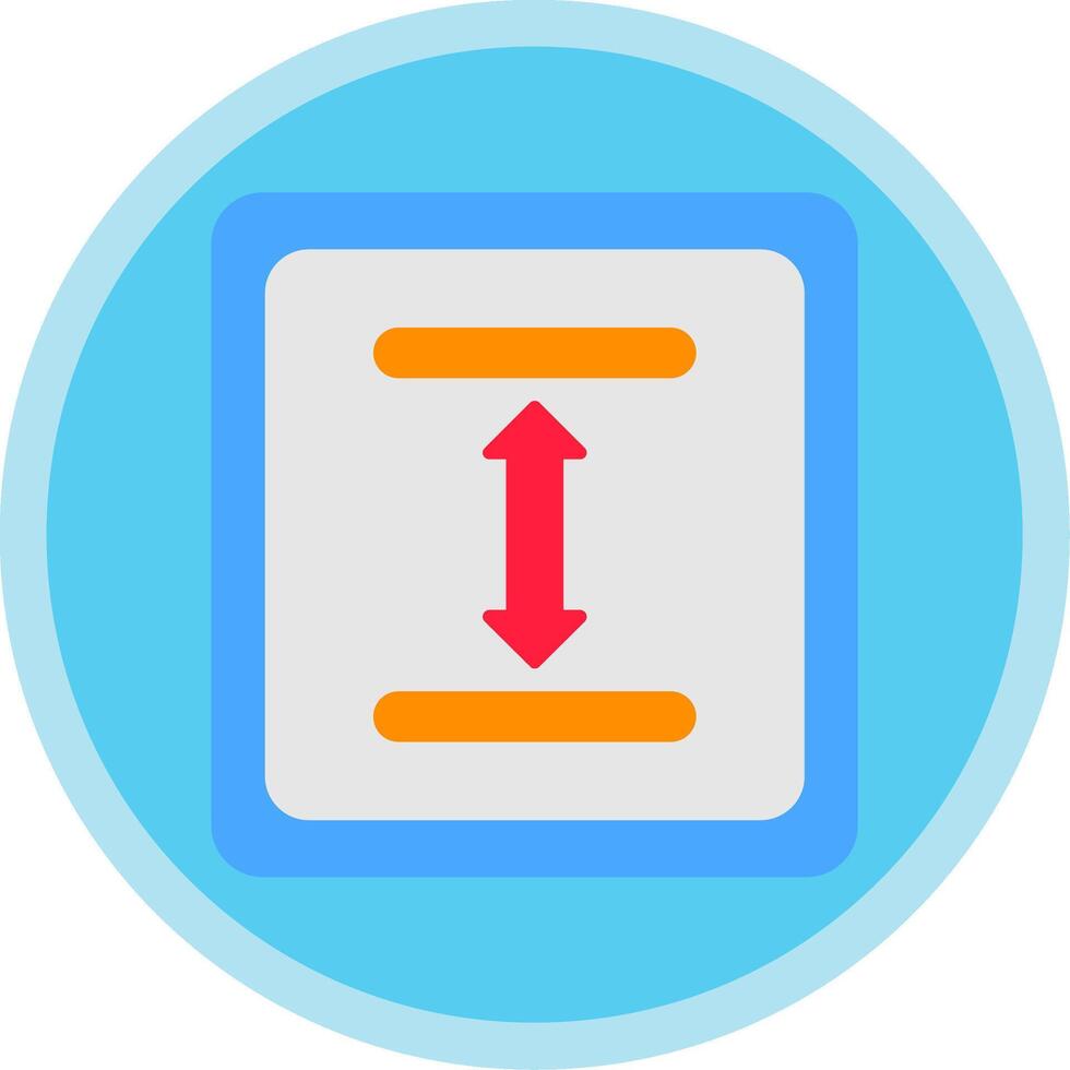 Between Flat Multi Circle Icon vector