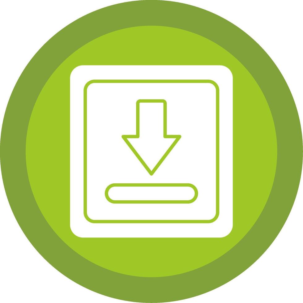 Download Glyph Multi Circle Icon vector