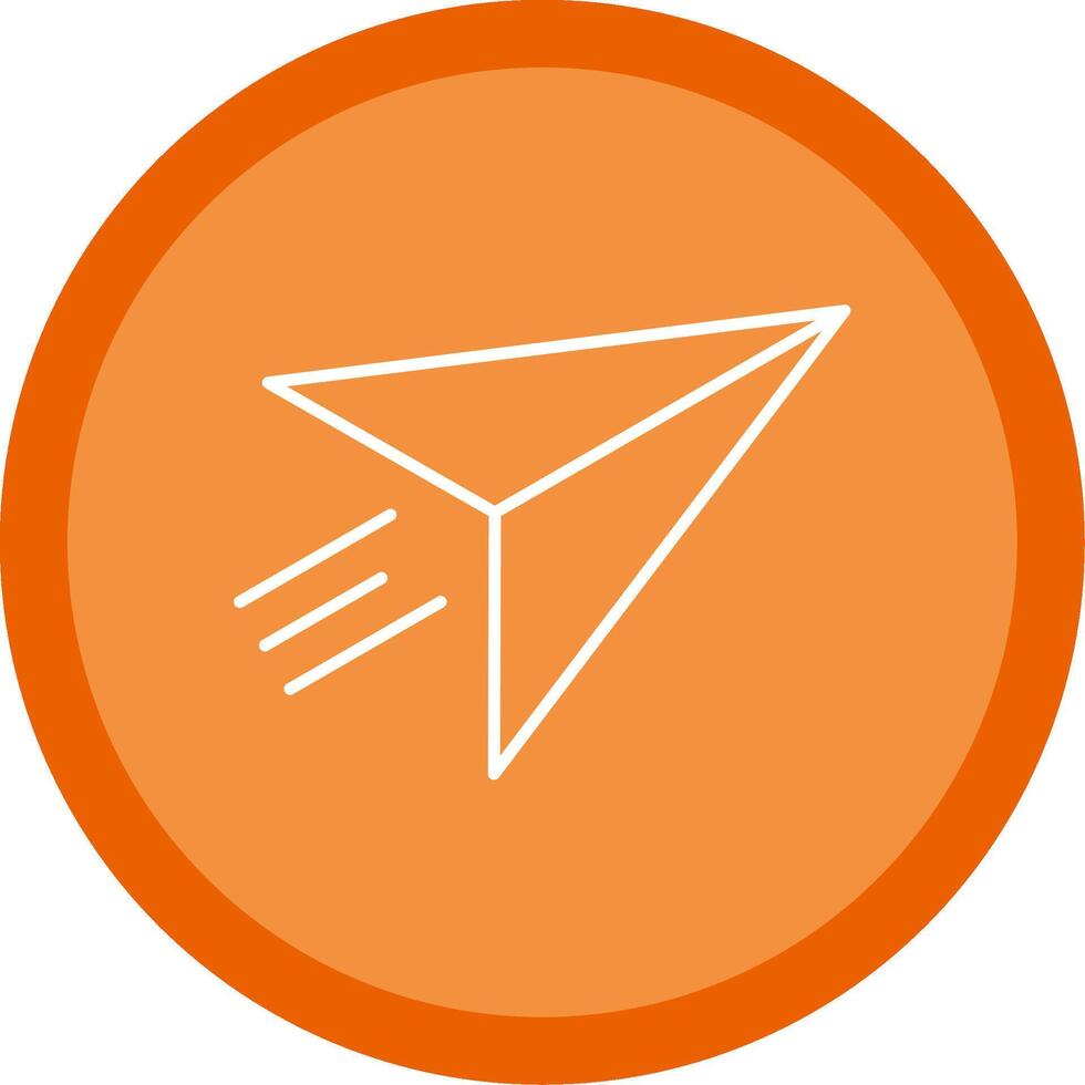 Send Line Multi Circle Icon vector
