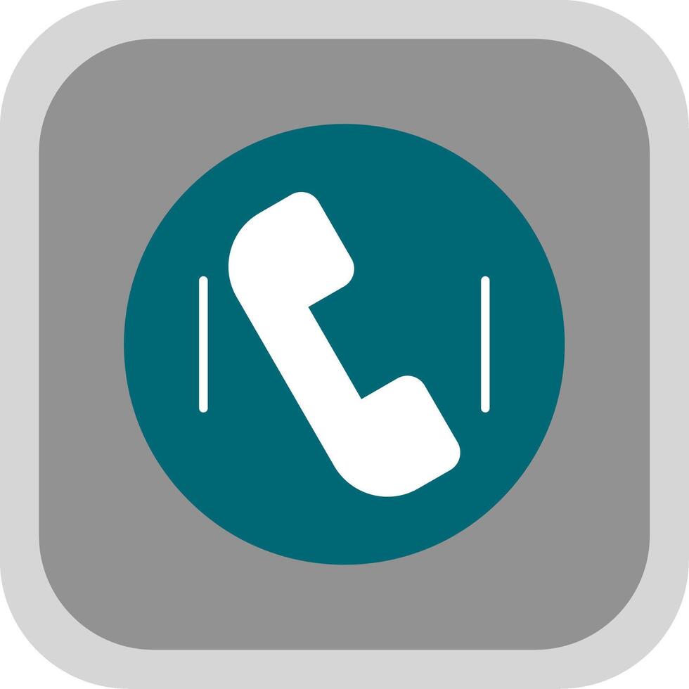 Phone Call Flat Round Corner Icon 43004006 Vector Art at Vecteezy