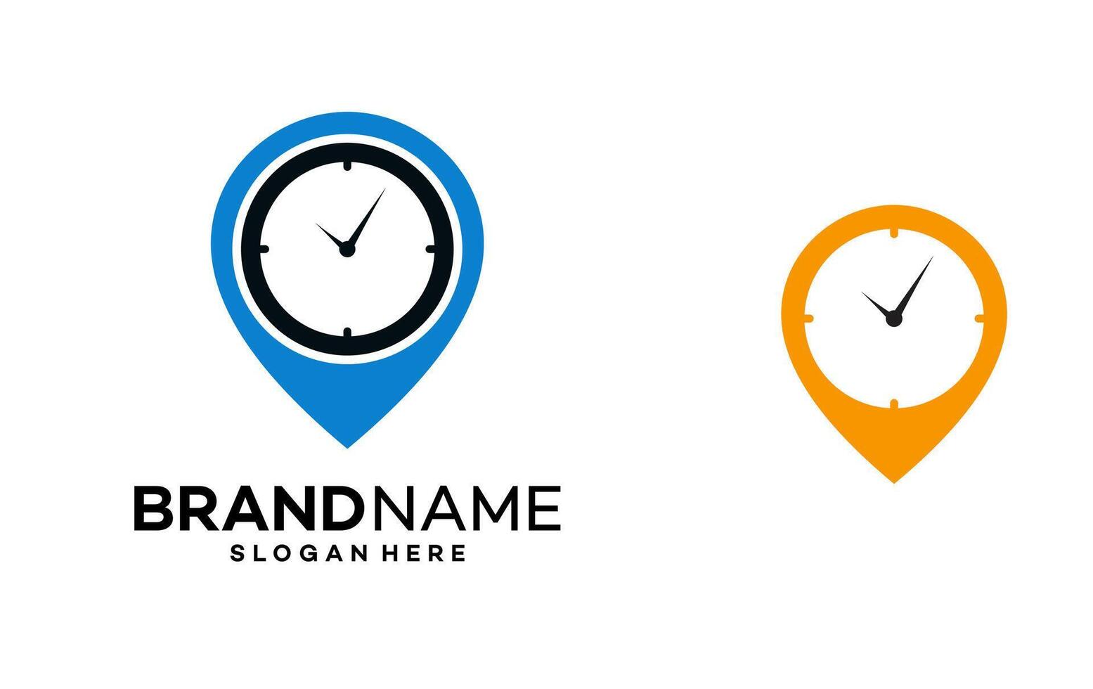 time logo design template illustration vector