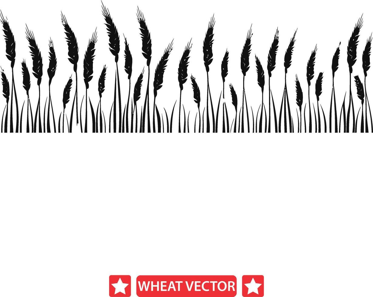 trigo olas dinámica silueta escaparate vector